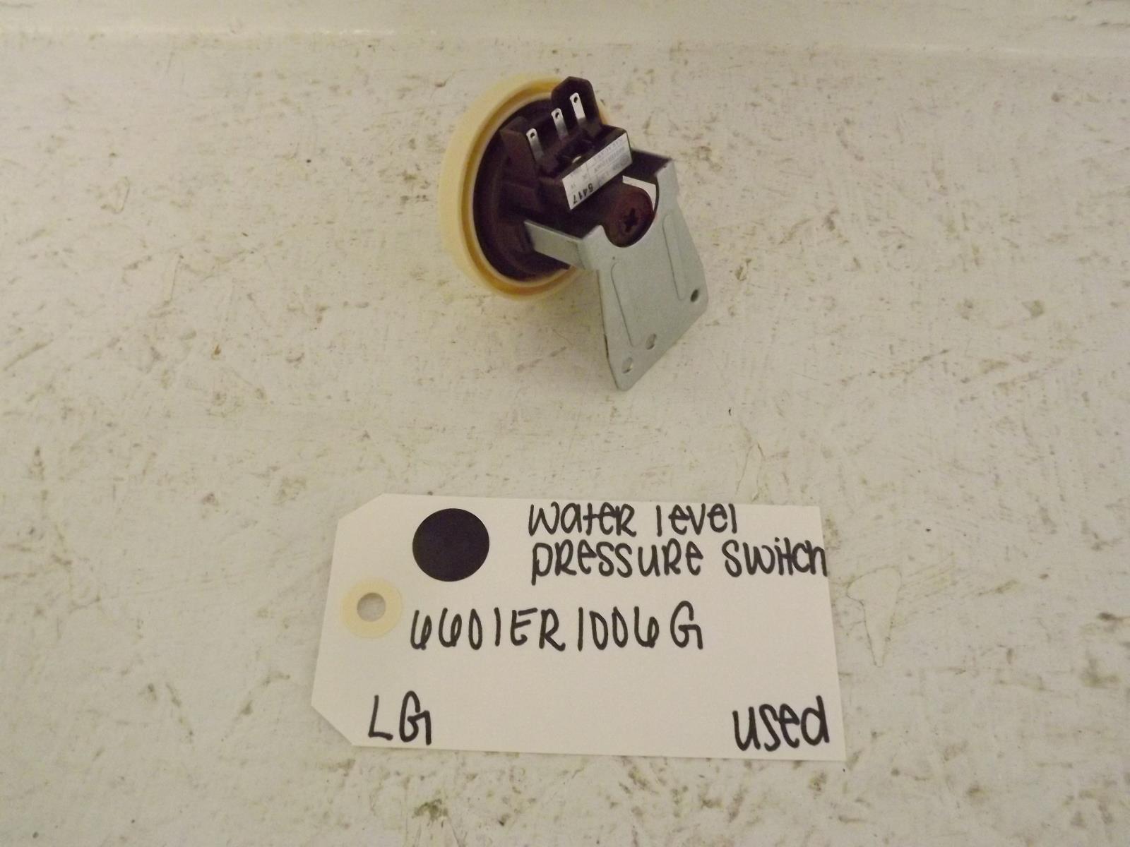 LG Washer 6601ER1006G Water Level Pressure Switch Used LG Washer 6601ER1006G Water Level Pressure Switch Used